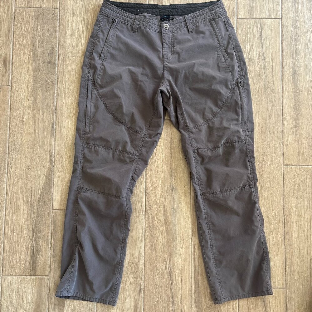 Kuhl Spire Roll Up Pants Womens 12 Short Grey Outdoor Hiking Convertible Stretch